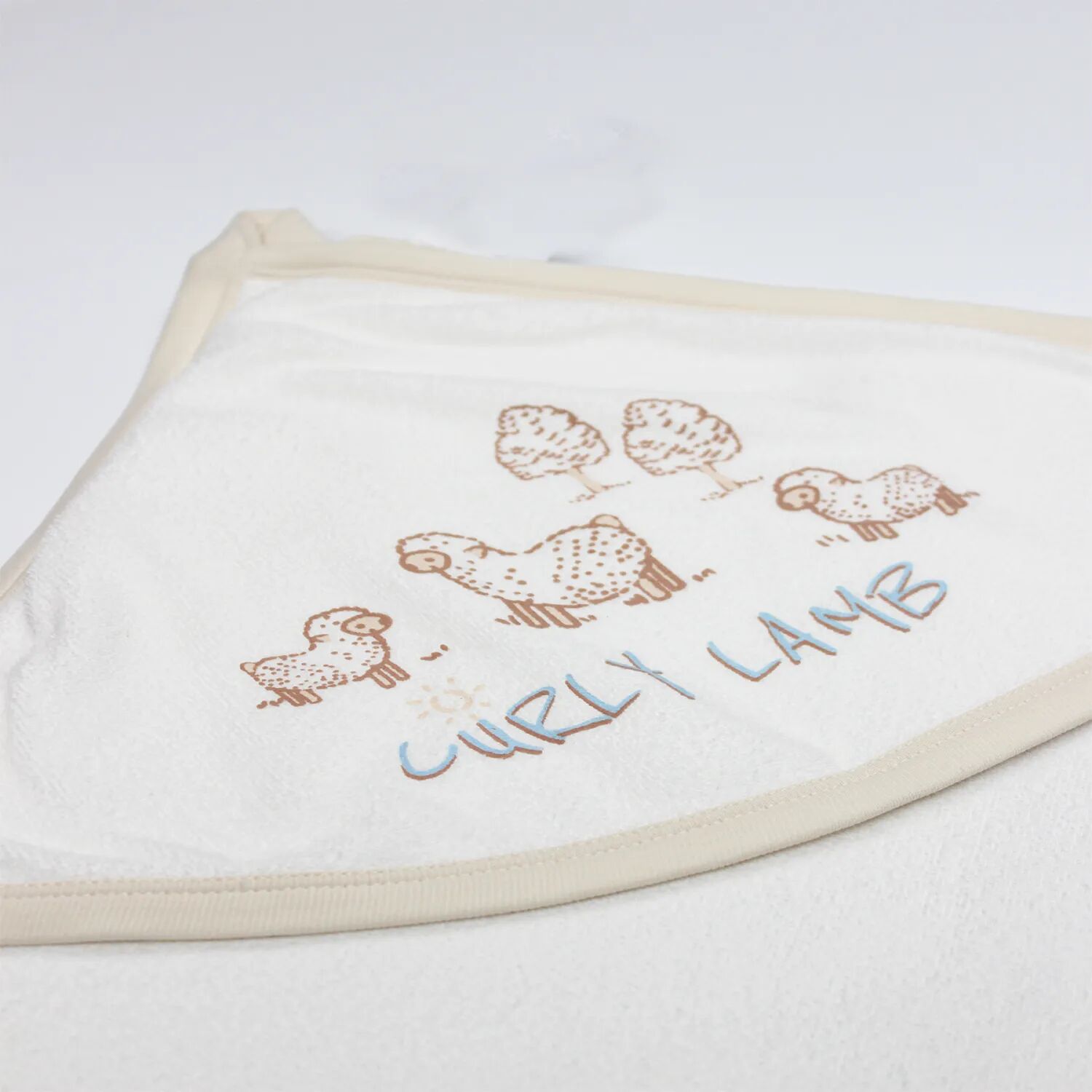 Bi̇style Curly Lamb Tulum 15108 Bej Mavi̇ Ekru