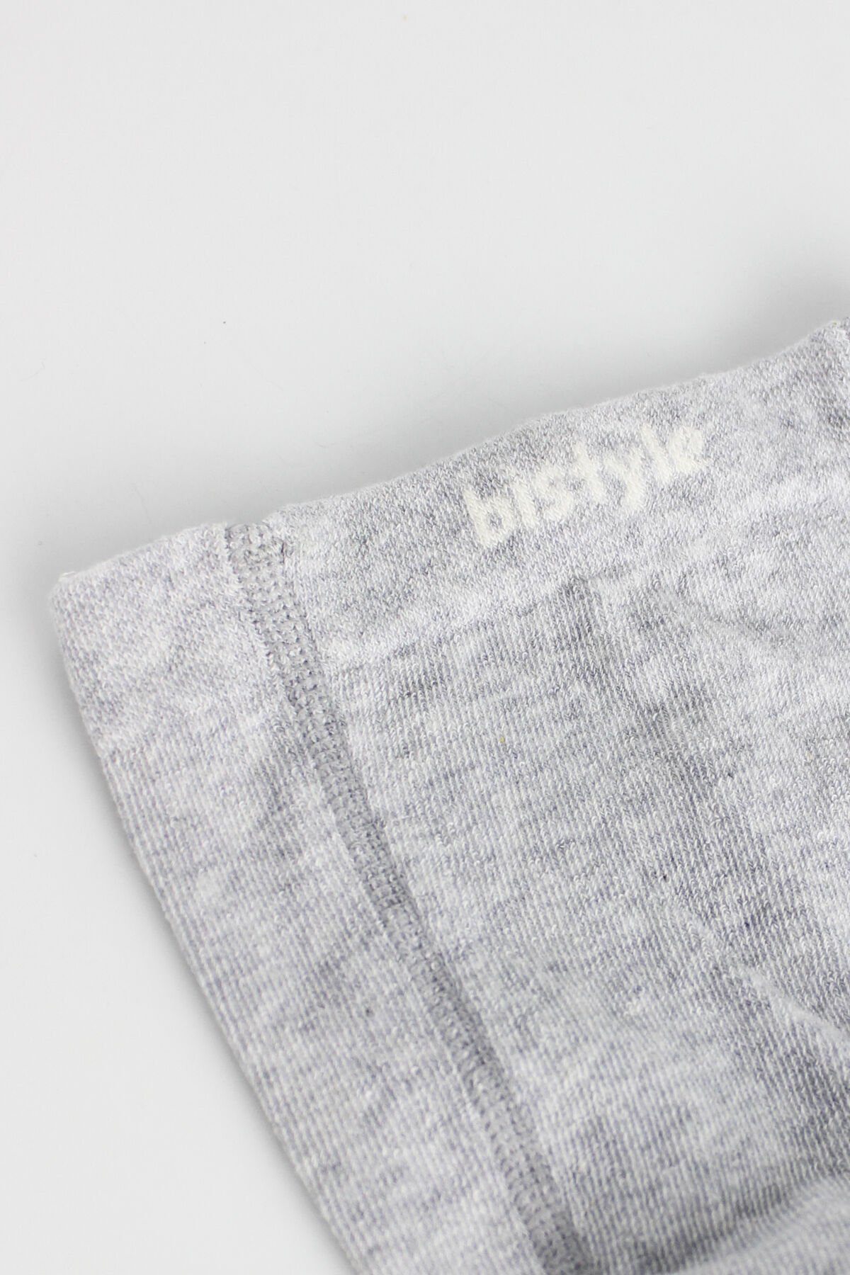 Bi̇style Derby Basi̇c Tekli̇ Penye Külotlu Çorap Bs50102B Gri̇