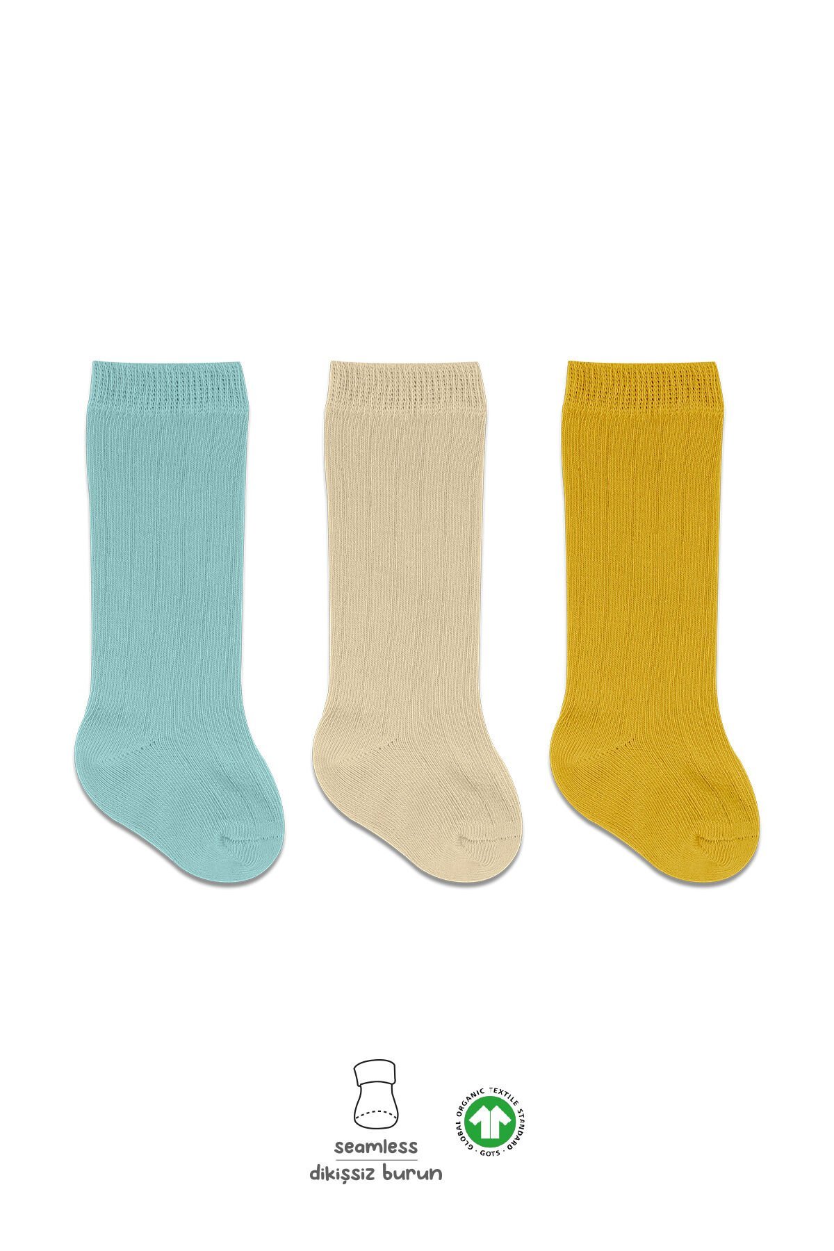 Bi̇style Derby Di̇zaltı Çorap 3 Lü Bs40101 Ni̇l Bej Hardal