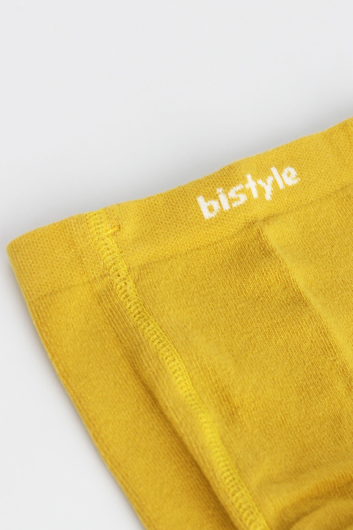 Bi̇style Derby Mi̇x Tekli̇ Penye Külotlu Çorap Bs50102M Sarı