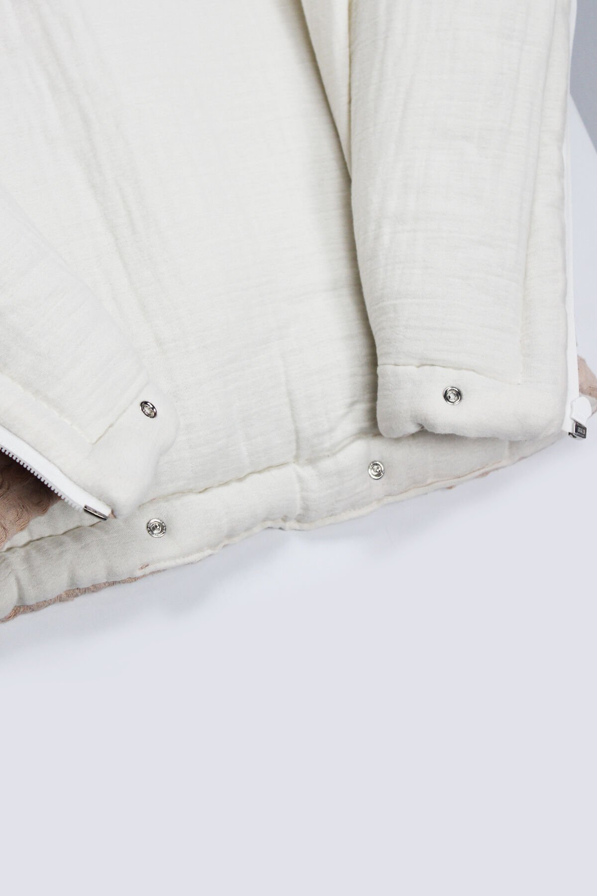 Bi̇style Fermuarlı Natural Li̇fe Pi̇ke Battani̇ye Boy 70114 Bej