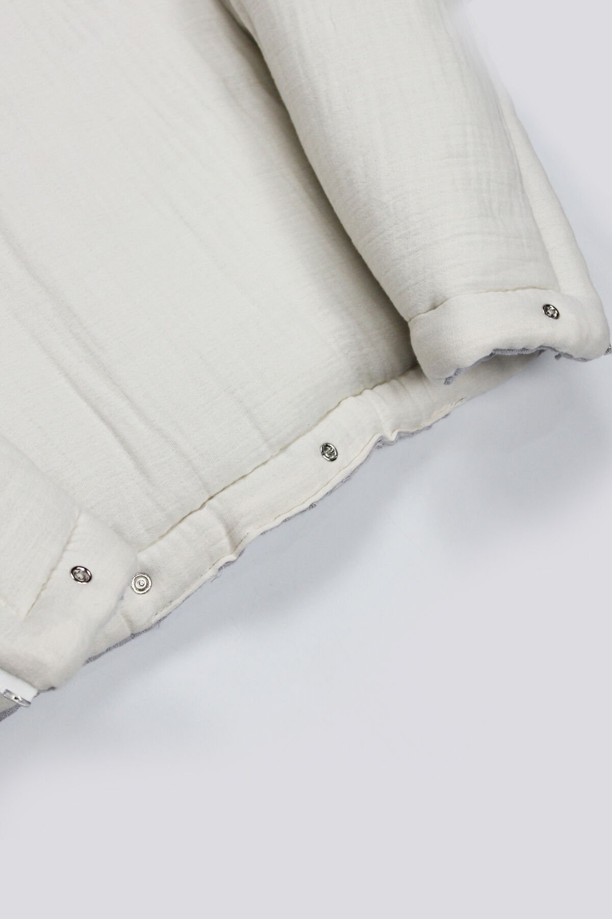 Bi̇style Fermuarlı Natural Li̇fe Pi̇ke Battani̇ye Boy 70114 Gri̇