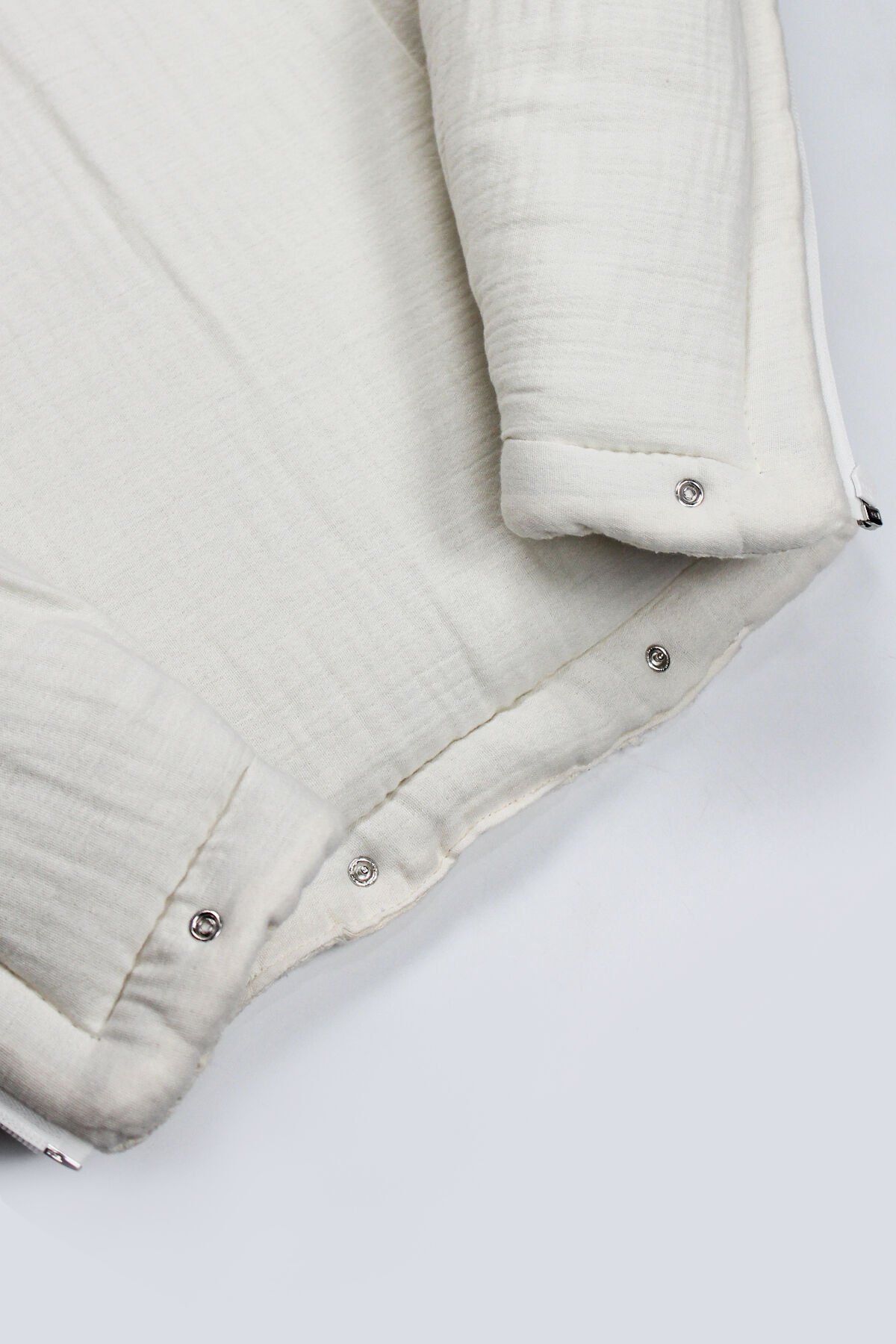 Bi̇style Fermuarlı Natural Li̇fe Pi̇ke Battani̇ye Gi̇rl 70113 Ekru