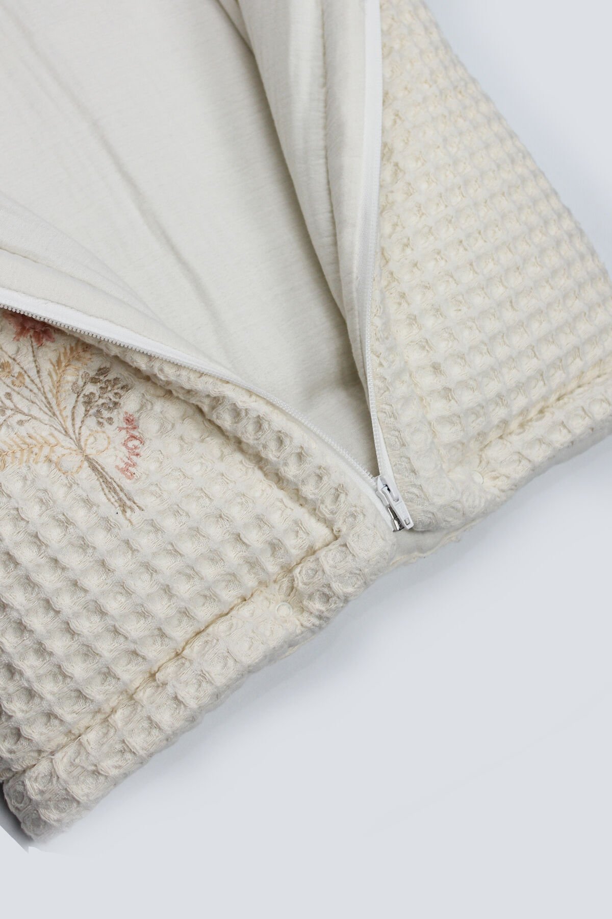 Bi̇style Fermuarlı Natural Li̇fe Pi̇ke Battani̇ye Gi̇rl 70113 Ekru