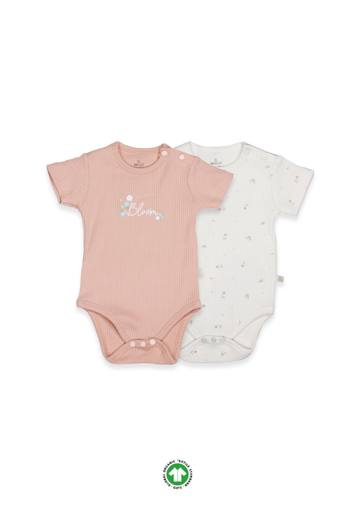 Bi̇style Flyi̇ng Bloom Whi̇te Yarım Kol 2 Li̇ Body 17118 Ekru Gül Kurusu