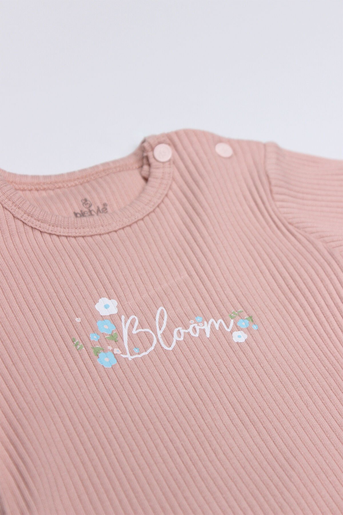 Bi̇style Flyi̇ng Bloom Whi̇te Yarım Kol 2 Li̇ Body 17118 Ekru Gül Kurusu