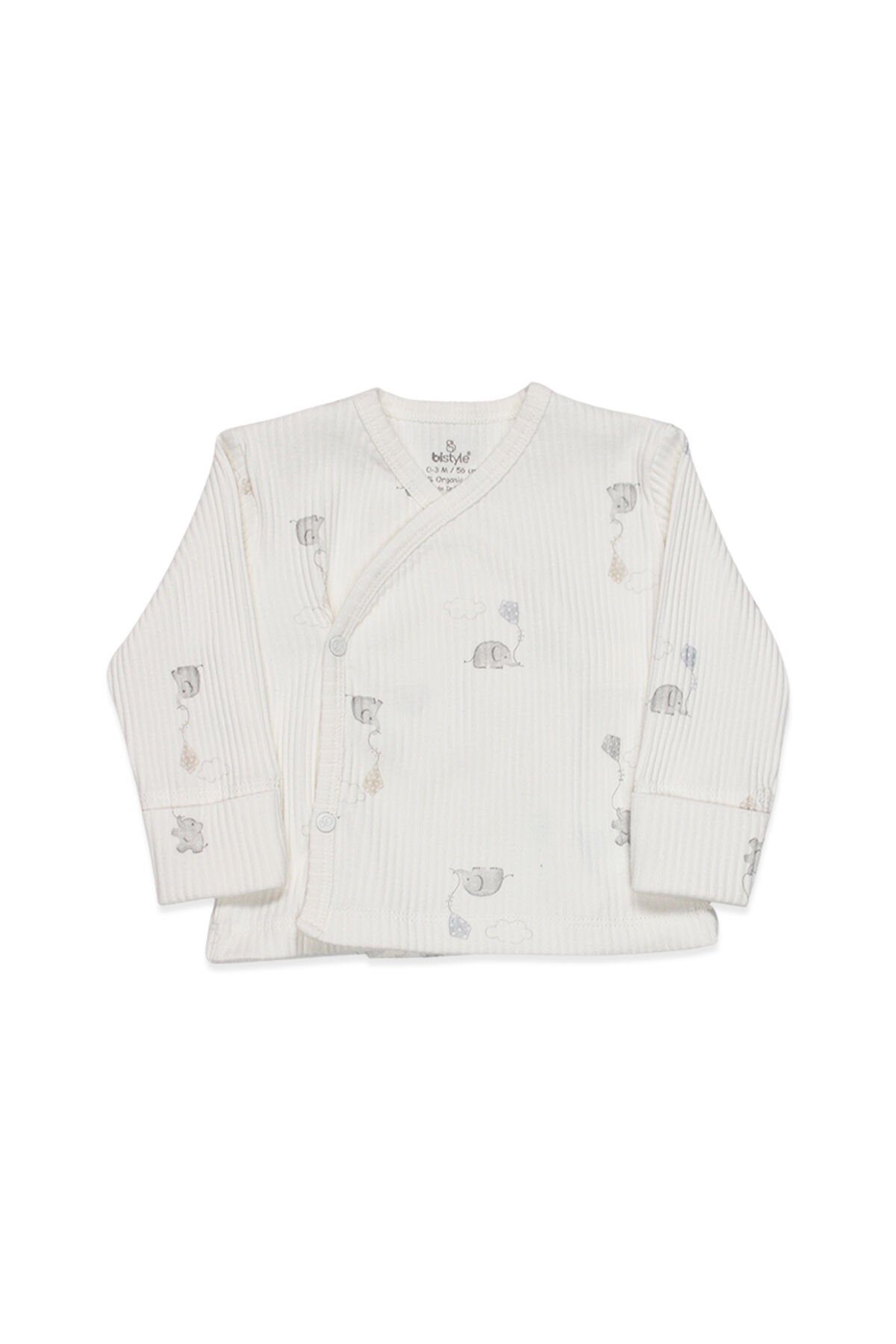 Bi̇style Flyi̇ng Elephant 3 Lü Zıbın Takım 13111 Ekru Gri̇