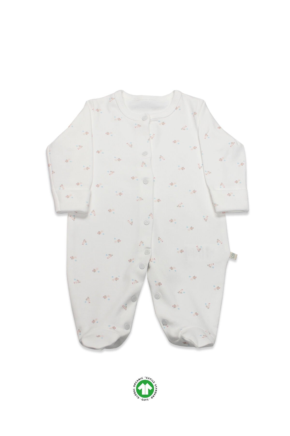 Bi̇style Grow İn Love Bebe Tulum 15103 Pembe Ekru