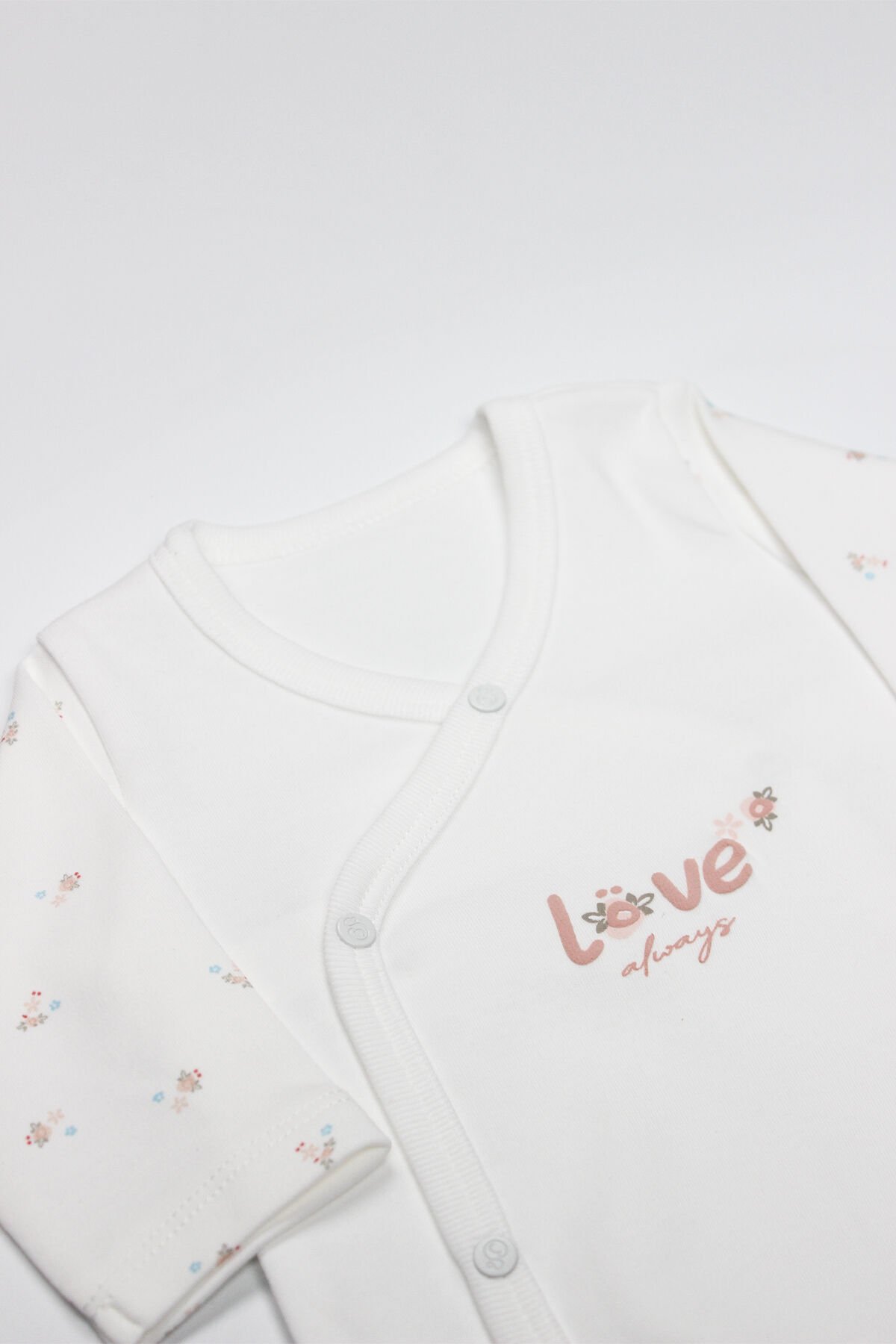 Bi̇style Grow İn Lowe Kravuze Body 17106 Pembe Ekru