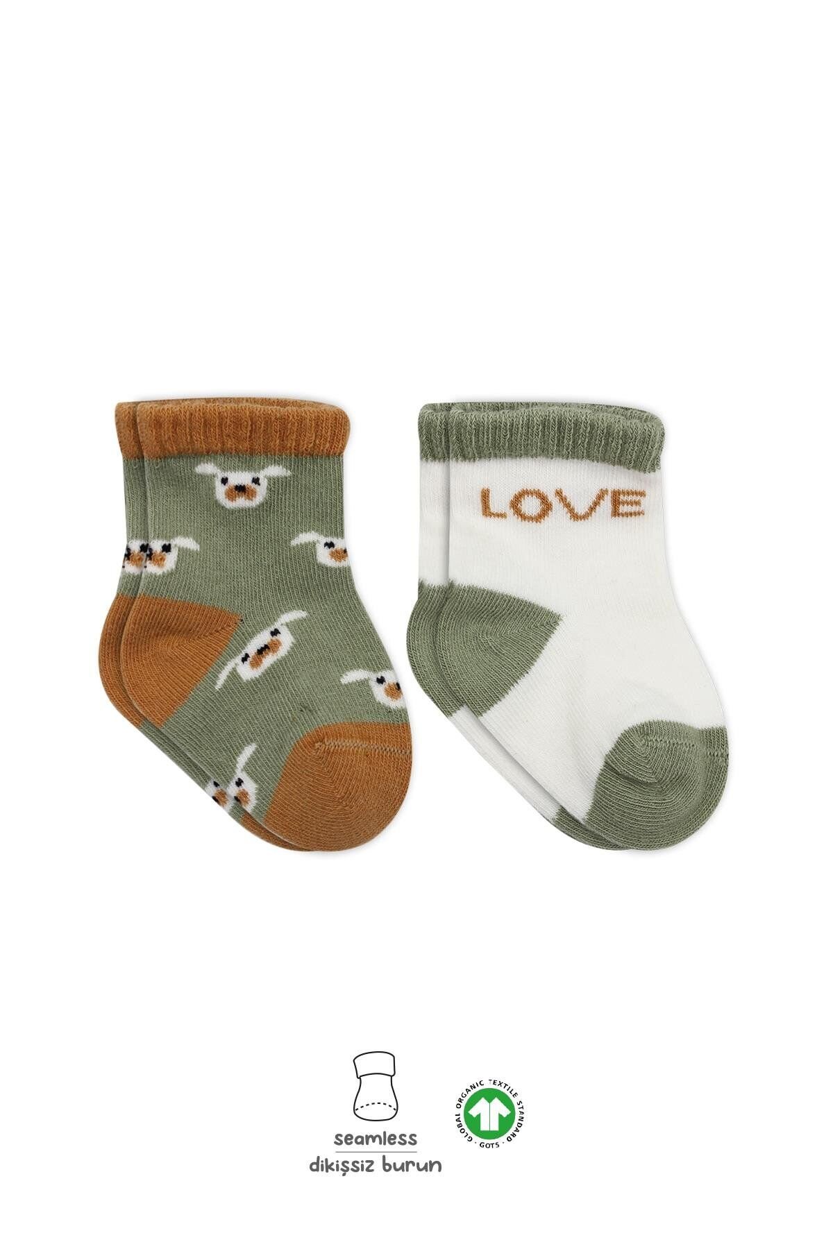 Bi̇style Love Dog Penye Soket Çorap 2 Li̇ Bs10118 Ni̇l