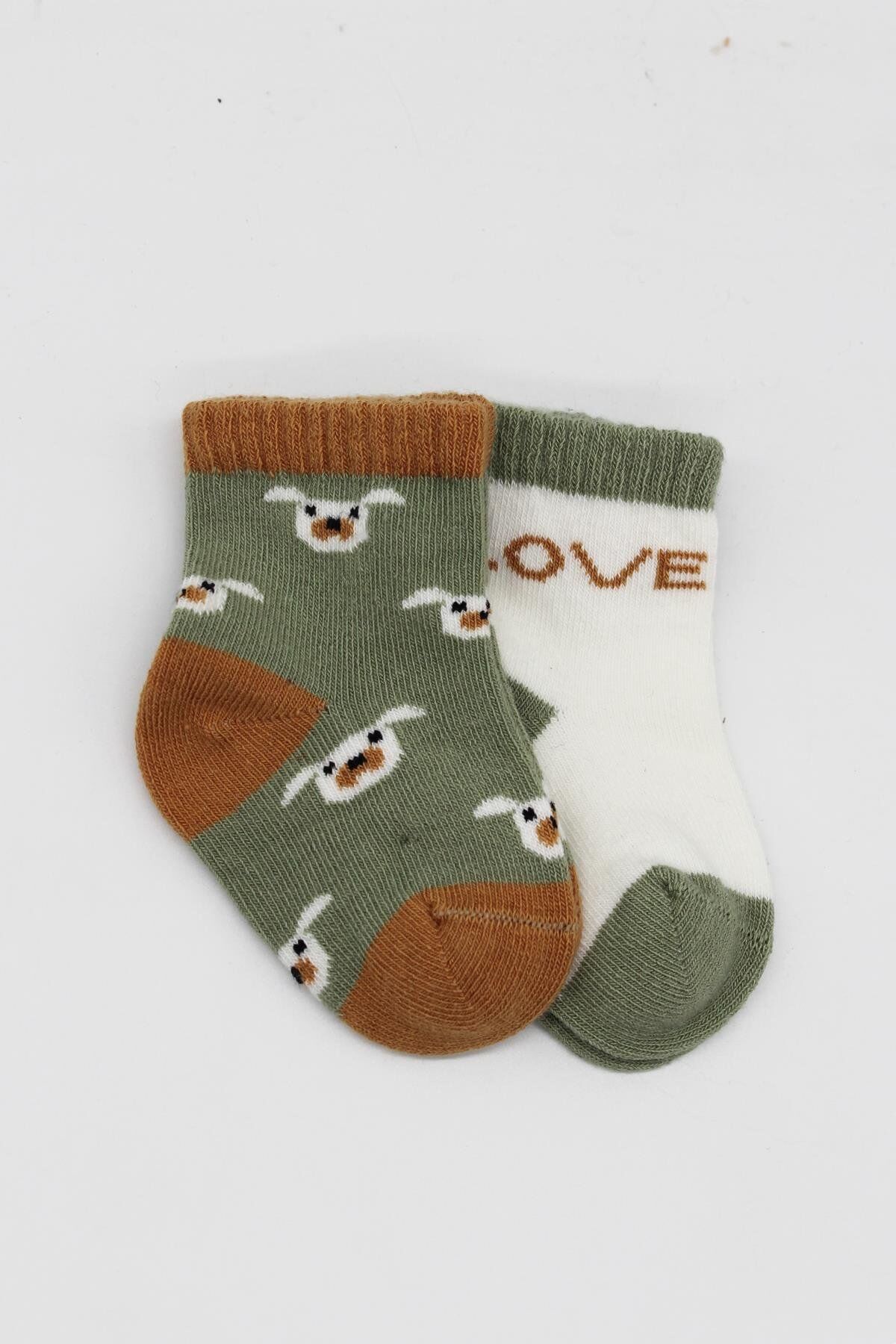 Bi̇style Love Dog Penye Soket Çorap 2 Li̇ Bs10118 Ni̇l
