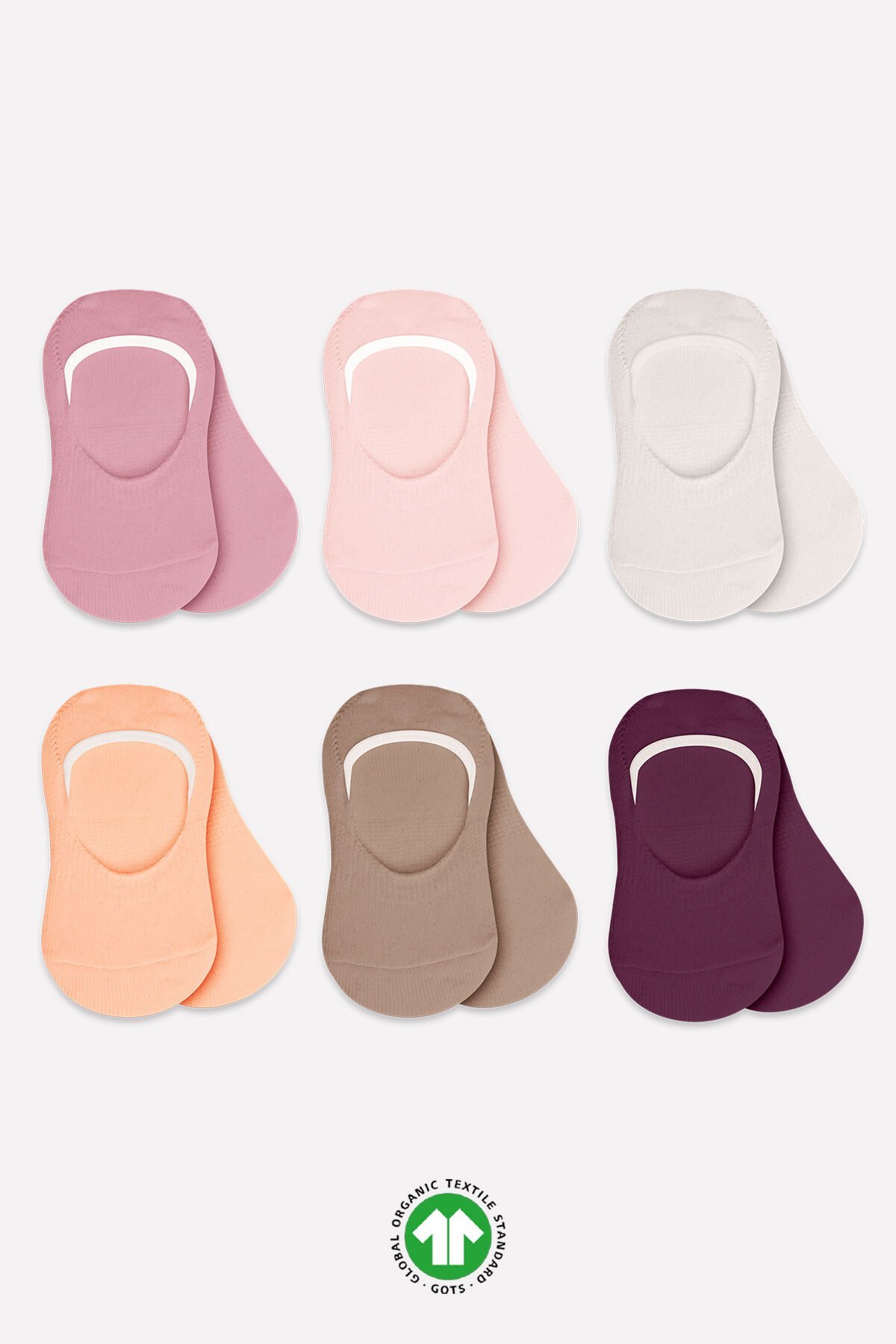 Bi̇style Mi̇x Babet Çorap 6 Lı Bs30101M Gül Kurusu