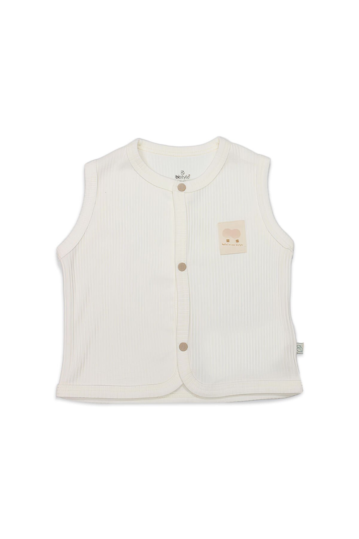 Bi̇style Modal Flyi̇ng Balloons Bebek Yelek Bs18110 Ekru