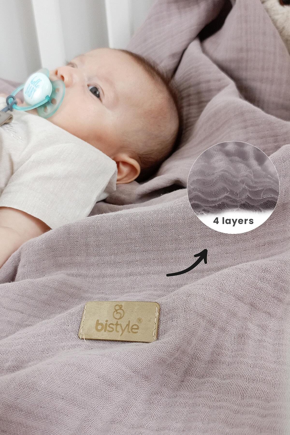 Bi̇style Müsli̇n Battani̇ye 120X120 Cm 70101 Antrasi̇t