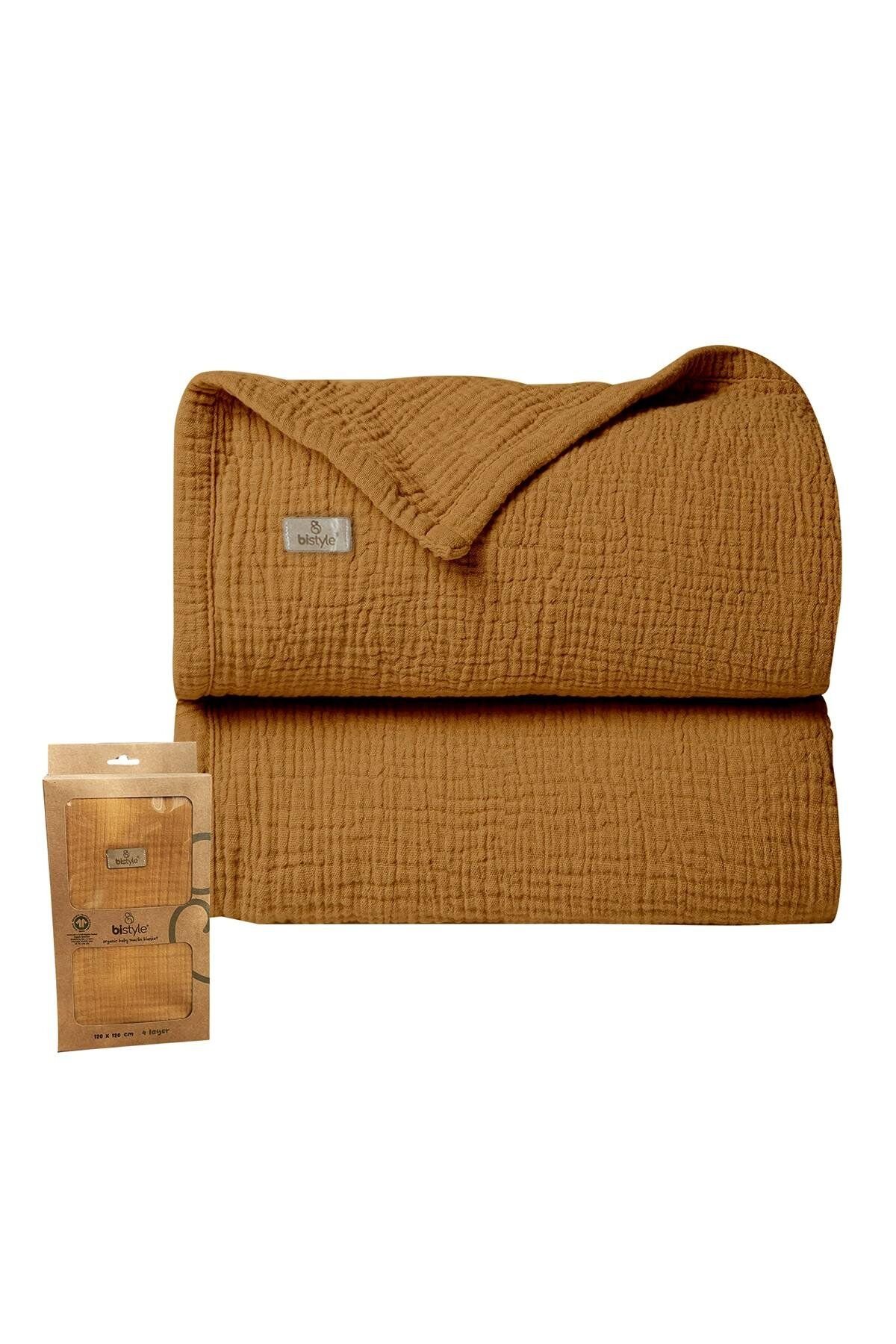 Bi̇style Müsli̇n Battani̇ye 120X120 Cm 70101 Hardal