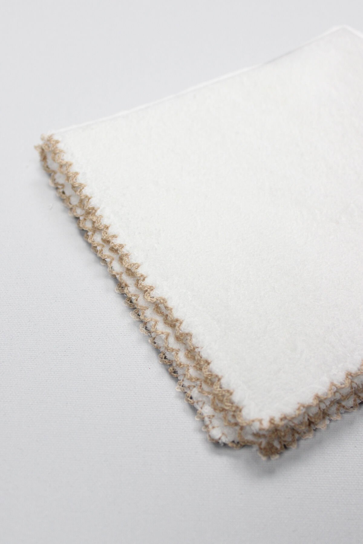 Bi̇style Organi̇k 28X28 6 Lı Havlu Mendi̇l 90105 Ekru