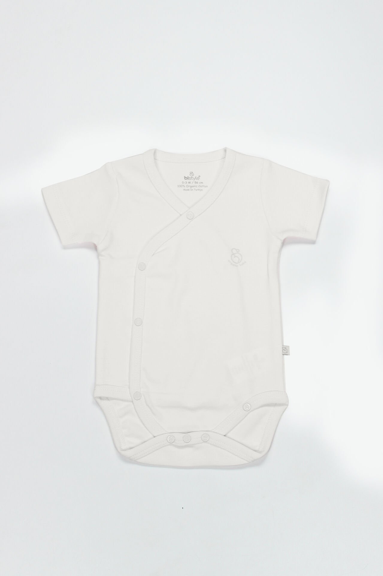 Bi̇style Organi̇k Natural Basi̇c Style Kruvaze Yarım Kol Body Bs17101 Ekru