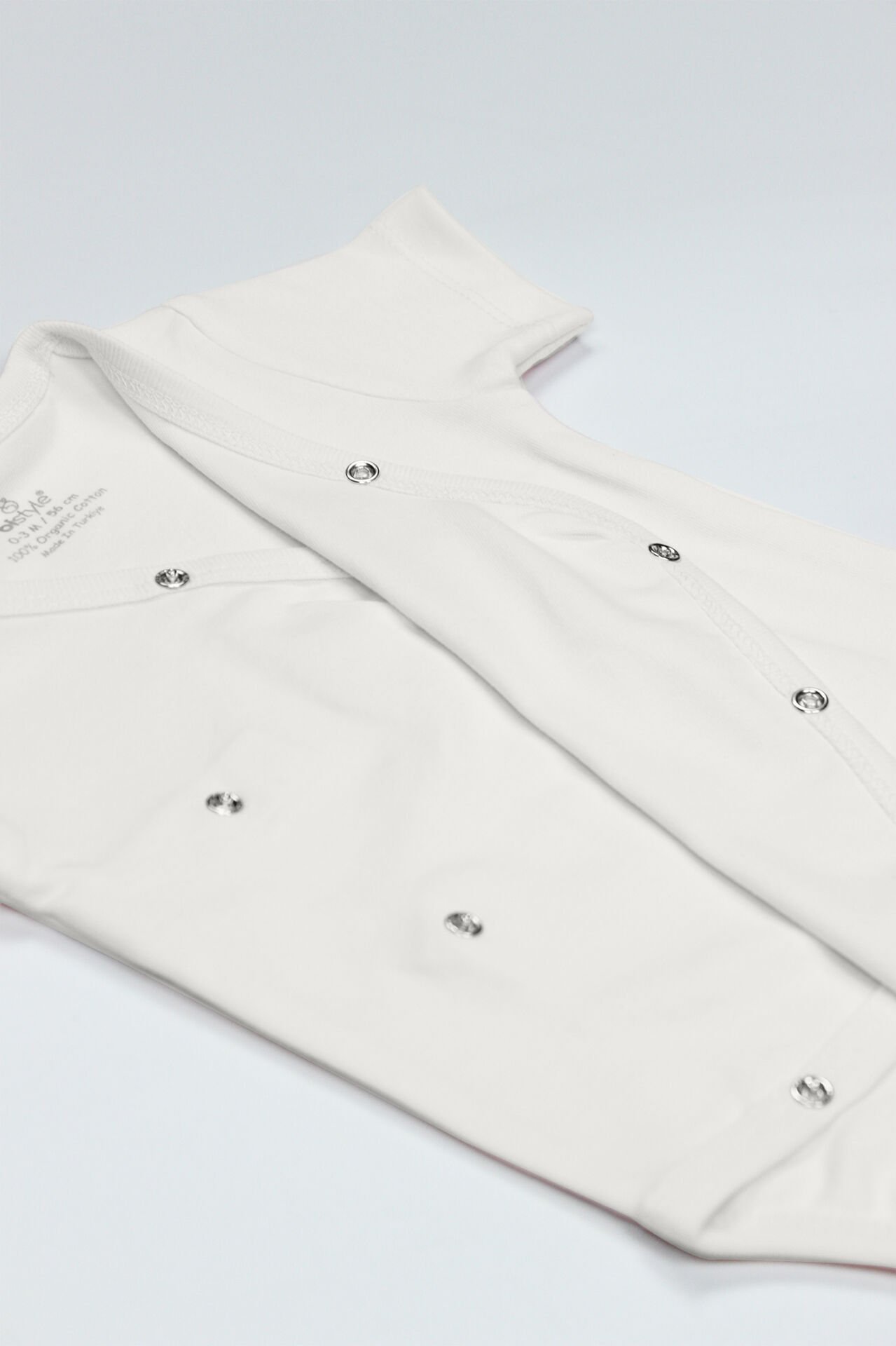 Bi̇style Organi̇k Natural Basi̇c Style Kruvaze Yarım Kol Body Bs17101 Ekru