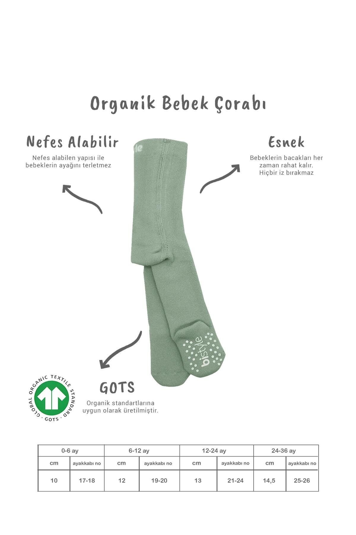 Bi̇style Tekli̇ Kaymaz Mi̇x Havlu Külotlu Çorap 50501 Ni̇l