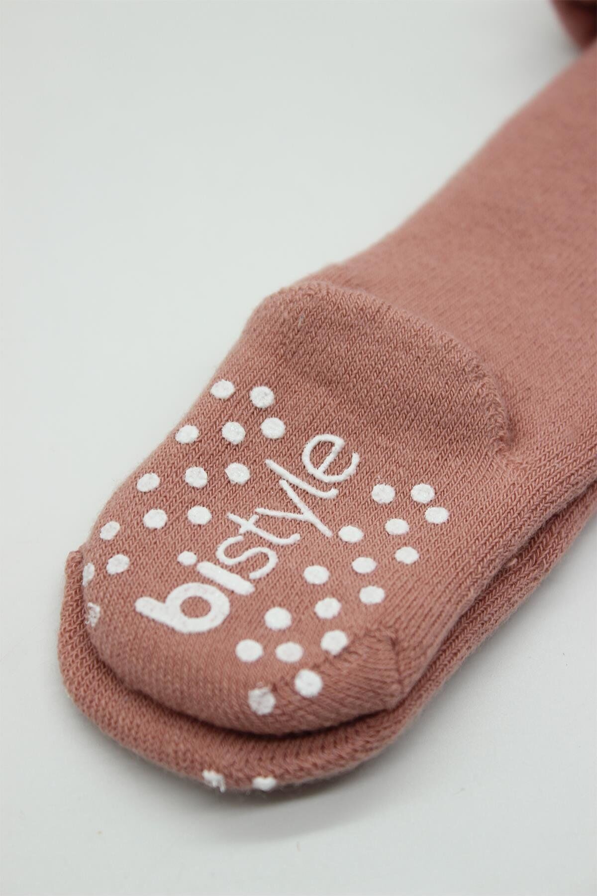 Bi̇style Tekli̇ Kaymaz Mi̇x Havlu Külotlu Çorap Bs50501M Pudra