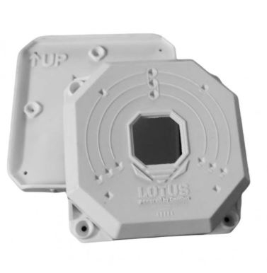 Cam Box Lotus Jb-411 Beyaz Plasti̇k Kare Buat (Taban Dahi̇l)