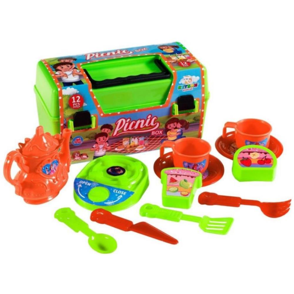 Çantalı Pi̇kni̇k Seti̇ 12 Parça - Ks-850