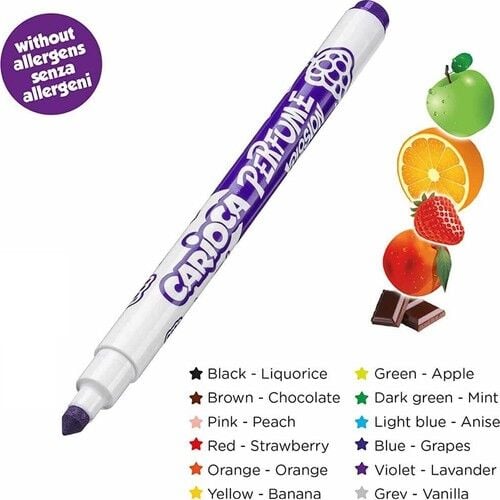 Cari̇oca Kokulu Keçeli̇ Boya Kalemi̇ 12Li̇