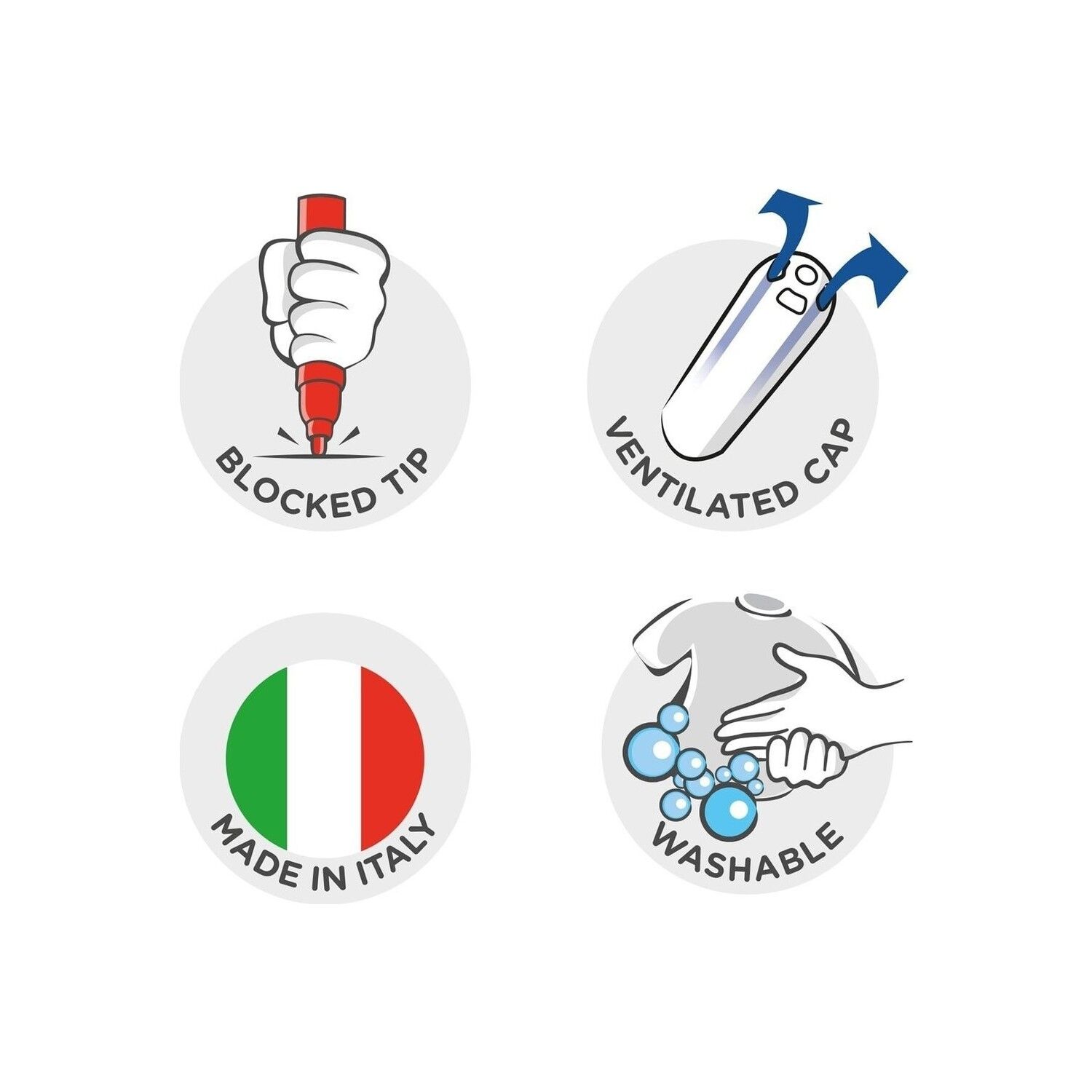 Cari̇oca Kokulu Keçeli̇ Boya Kalemi̇ 12Li̇