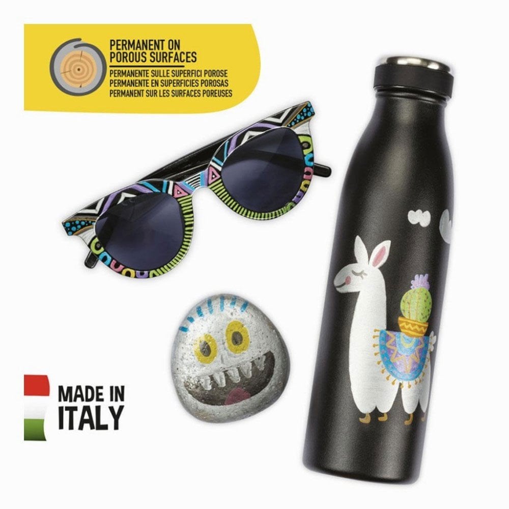 Cari̇oca Metali̇k Jumbo Keçeli̇ Kalem 6Lı