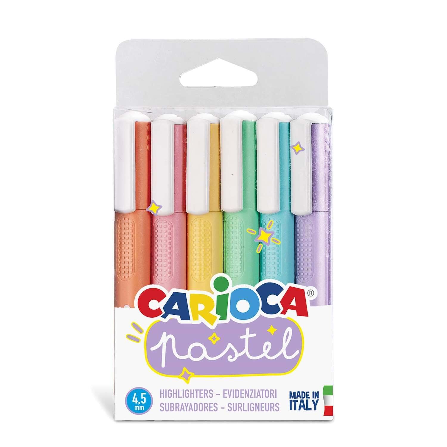 Cari̇oca Pastel Renkler İşaretleme Kalemi̇ 6Lı