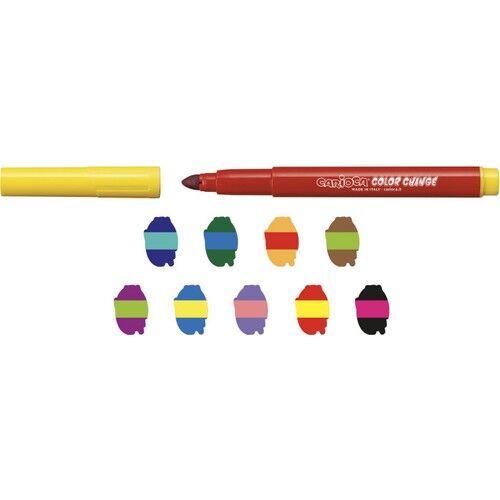 Cari̇oca Renk Deği̇şti̇ren Si̇hi̇rli̇ Keçeli̇ Boya Kalemi̇ (9 Renk + 1 Renk ...