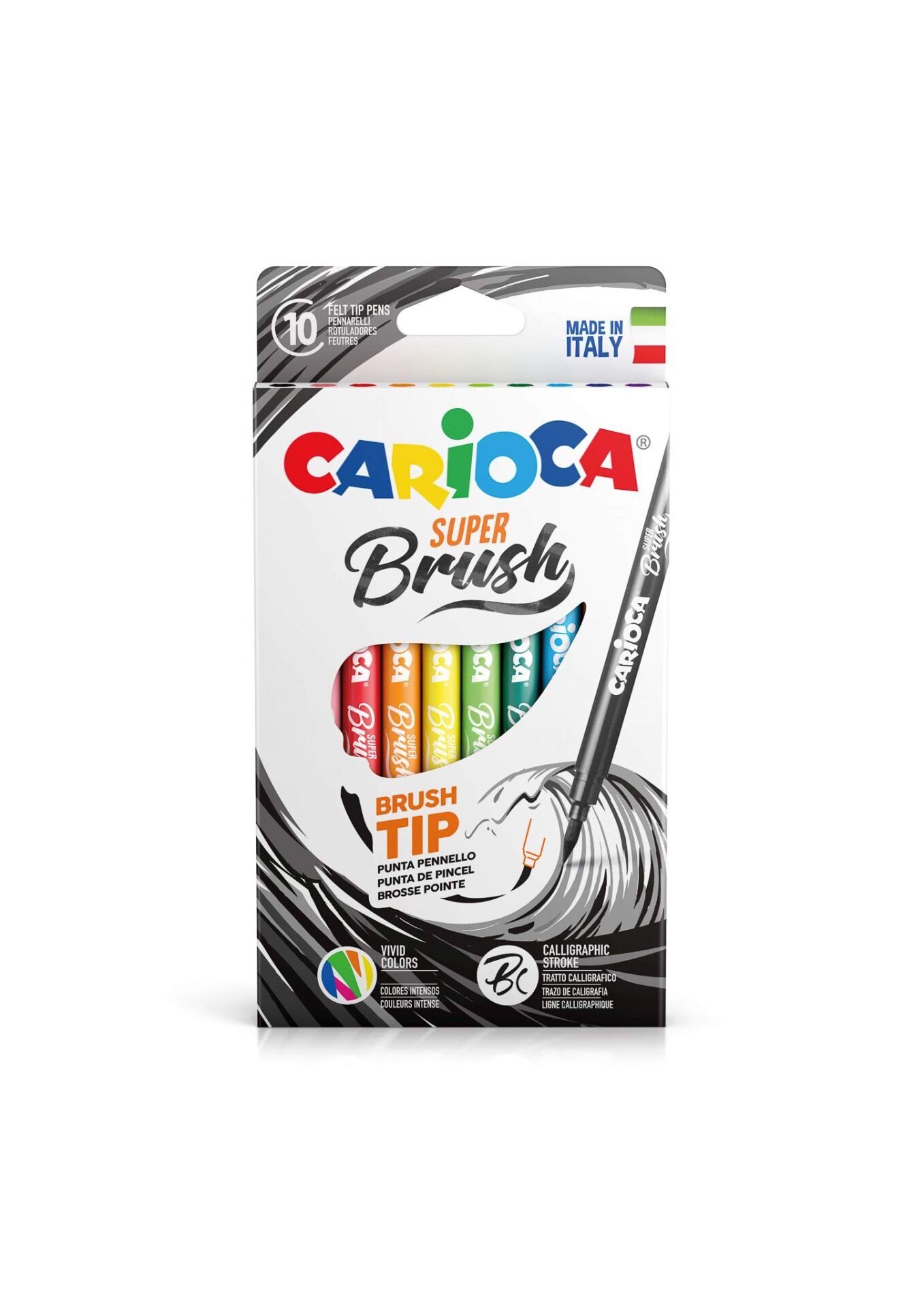 Cari̇oca Süper Brush Keçeli̇ Boya Kalemi̇ 10Lu