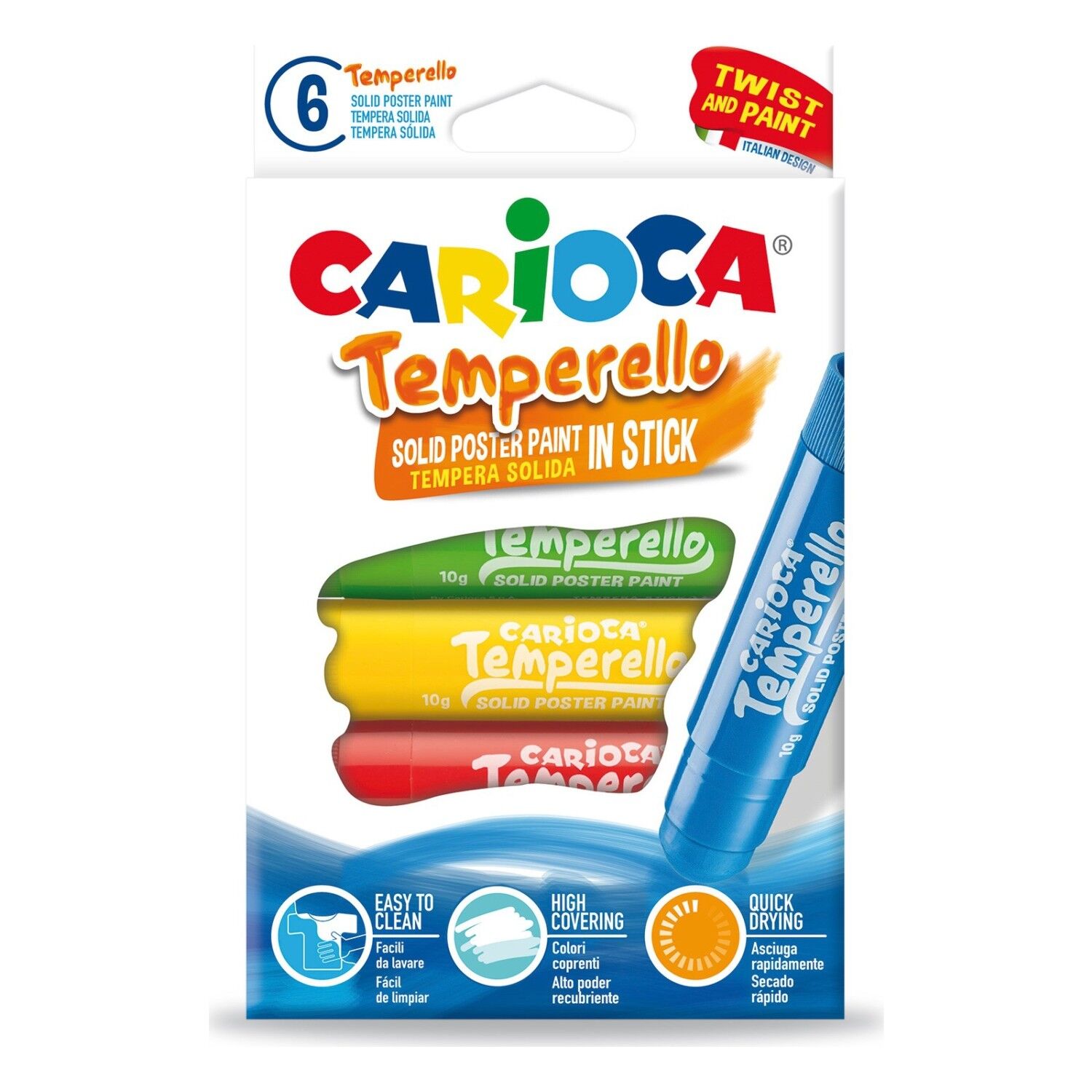 Cari̇oca Temperello Sti̇ck Poster Boya Kalemi̇ 6Lı