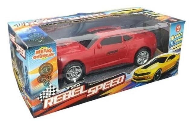 Çarp Dön Işıklı Sesli̇ Camaro Kırmızı - Cmr-063