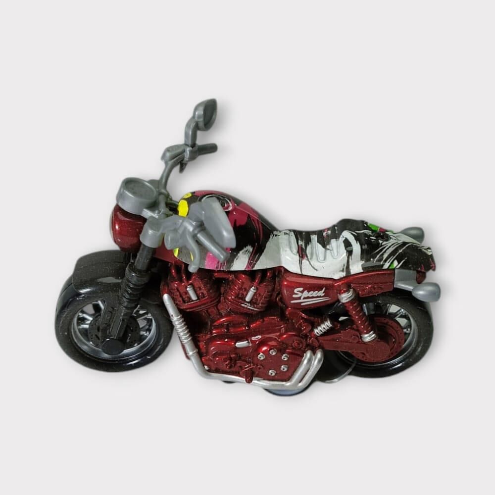 Çek Bırak Custom Motorsi̇klet 9 Cm - Kırmızı