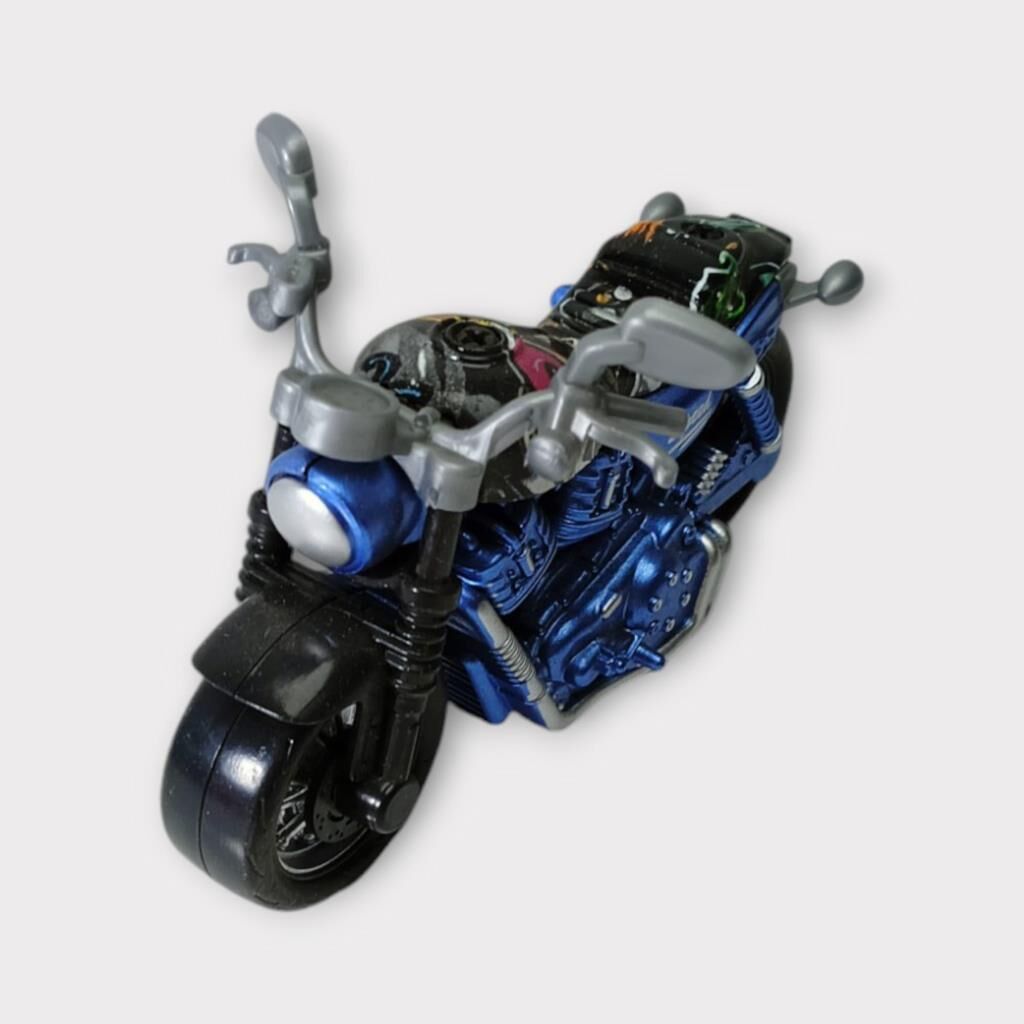 Çek Bırak Custom Motorsi̇klet 9 Cm - Mavi̇