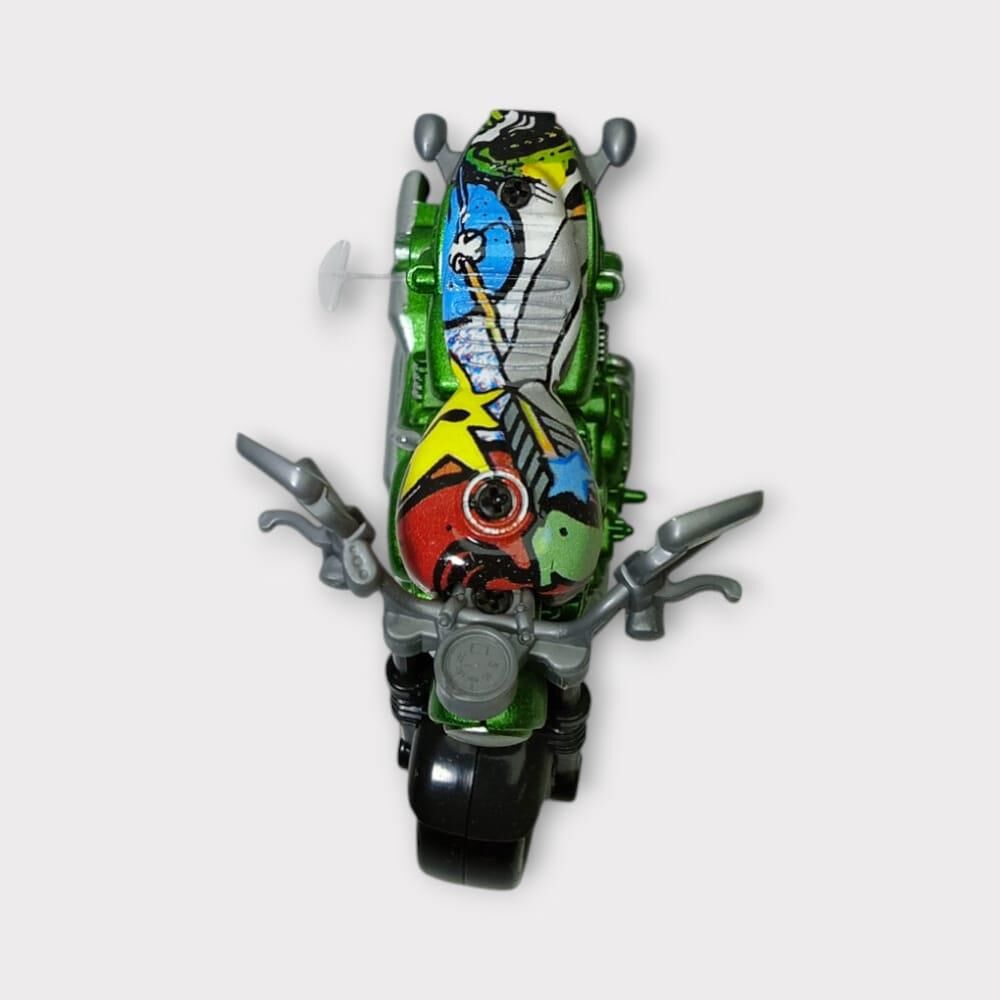 Çek Bırak Custom Motorsi̇klet 9 Cm - Yeşi̇l