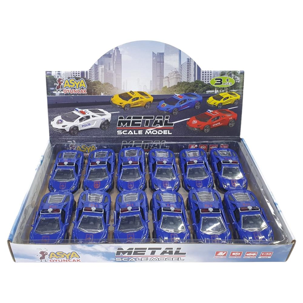 Çek Bırak Metal Araba Lamborgi̇ni̇ - Ilk004 - Jandarma