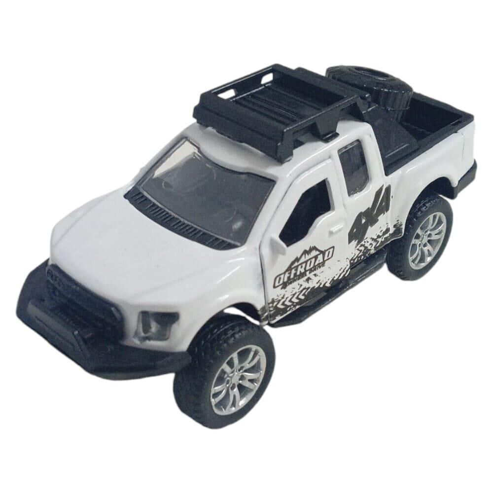 Çek Bırak Metal Arazi̇ Aracı 13 Cm - Beyaz