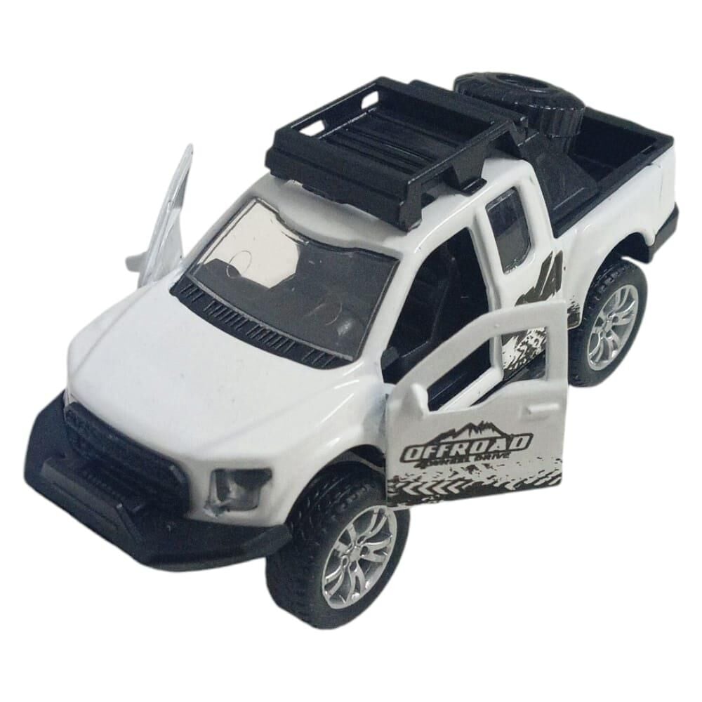 Çek Bırak Metal Arazi̇ Aracı 13 Cm - Beyaz