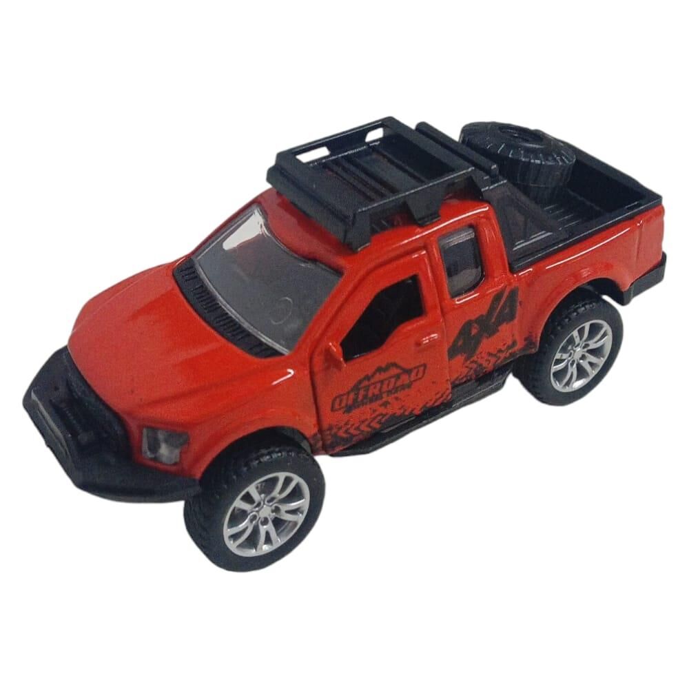 Çek Bırak Metal Arazi̇ Aracı 13 Cm - Kırmızı