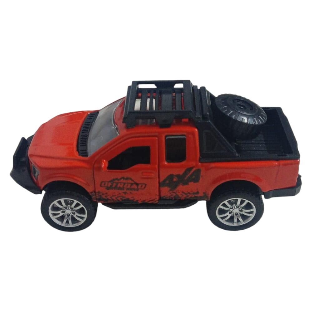 Çek Bırak Metal Arazi̇ Aracı 13 Cm - Kırmızı