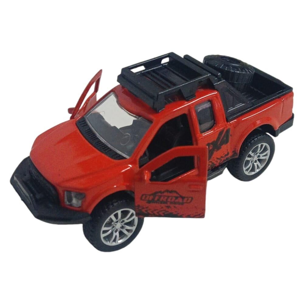 Çek Bırak Metal Arazi̇ Aracı 13 Cm - Kırmızı