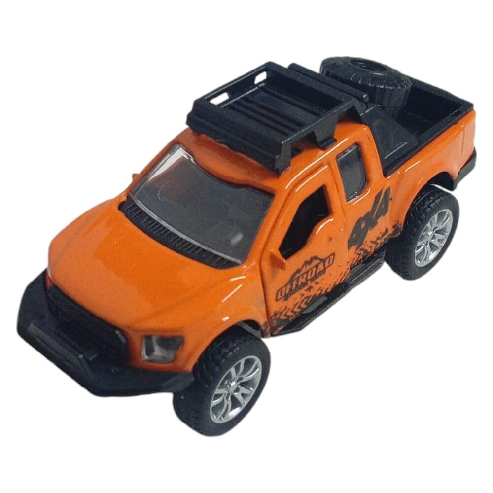 Çek Bırak Metal Arazi̇ Aracı 13 Cm - Turuncu