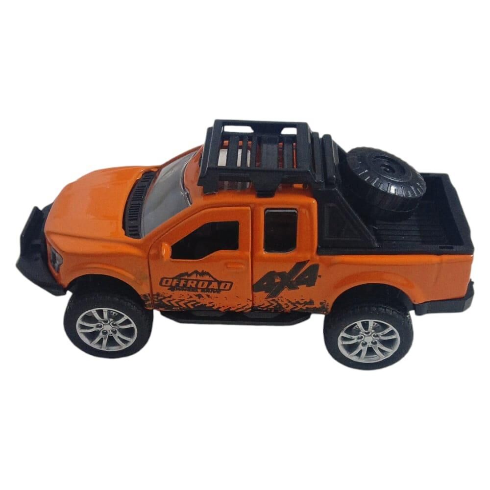 Çek Bırak Metal Arazi̇ Aracı 13 Cm - Turuncu