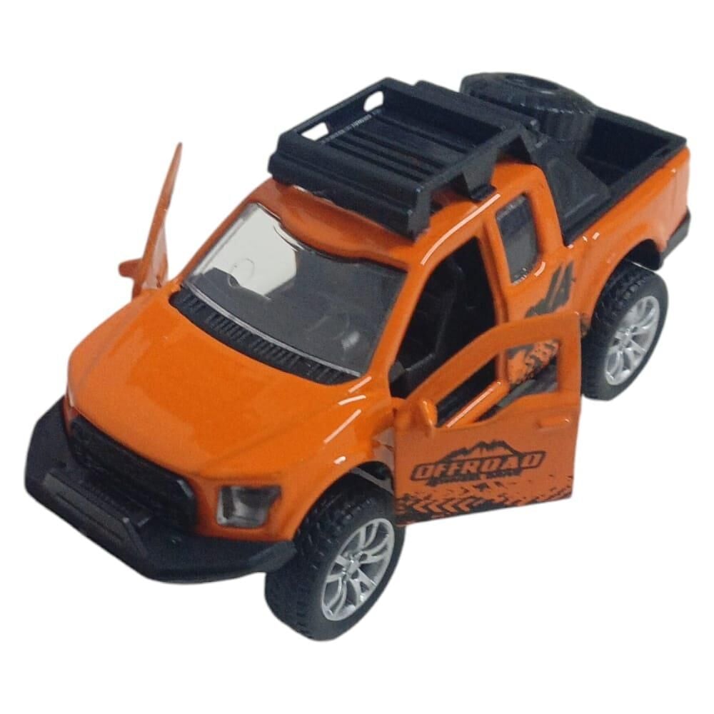 Çek Bırak Metal Arazi̇ Aracı 13 Cm - Turuncu