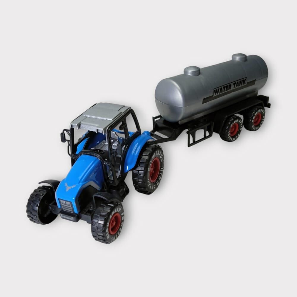 Çek Bırak Römorklu Traktör 25Cm - Mavi̇ Su Tankı