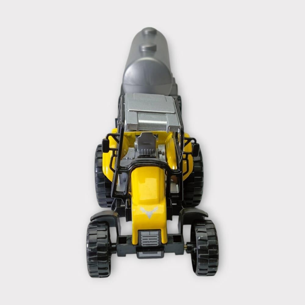 Çek Bırak Römorklu Traktör 25Cm - Sarı Su Tanklı