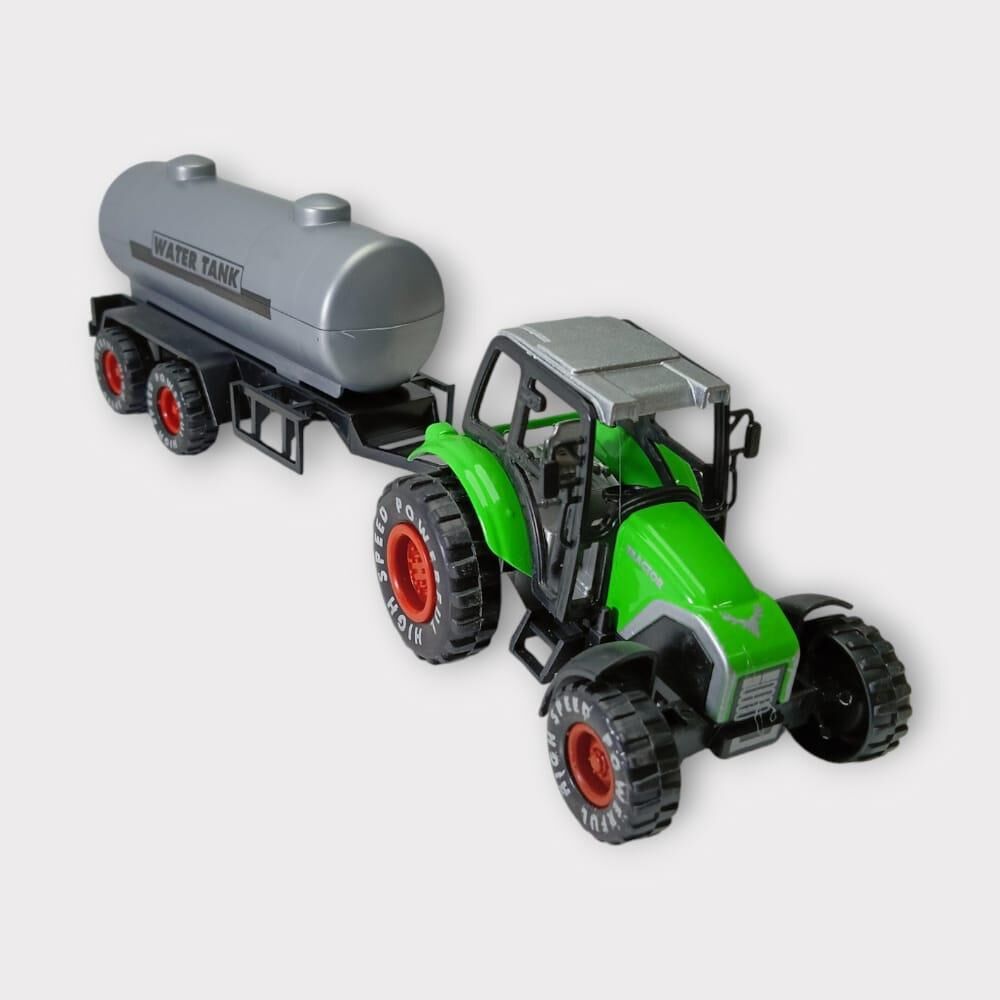 Çek Bırak Römorklu Traktör 25Cm - Yeşi̇l Su Tankı