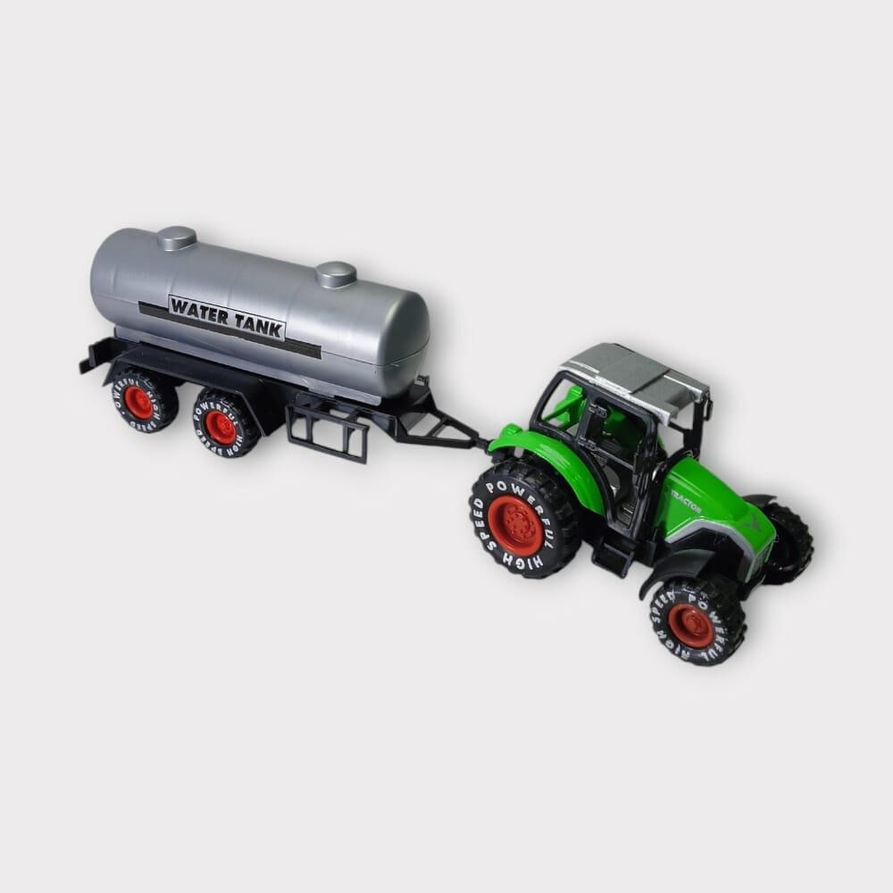 Çek Bırak Römorklu Traktör 25Cm - Yeşi̇l Su Tankı
